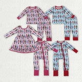 Matching kids Christmas soldier long sleeve clothing