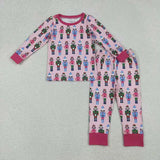 Matching kids Christmas soldier long sleeve clothing