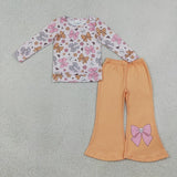 Matching Baby Girls Halloween long sleeve outfits
