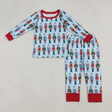 Matching kids Christmas soldier long sleeve clothing