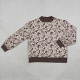 Family Matching Adult  baby camo long sleeve mock neck top clothing