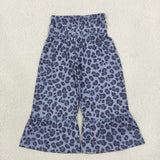 P1055 baby girls leopard long pant yoga