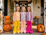 Matching Baby Girls Halloween long sleeve outfits
