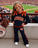 Each design 5 per Custom Baby girls team long sleeve bow pants outfits