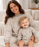 Family Matching Adult  baby camo long sleeve mock neck top yoga
