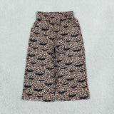 Family Matching Adult  Baby kids Halloween bat leopard pants