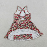 GSD3587 girls pig camo dress yoga