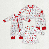Christmas long sleeve red alligator kids clothing