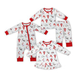 Christmas long sleeve red alligator kids clothing