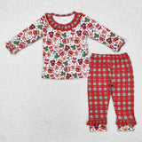 Family Matching Christmas cartoon mouse adult and kids clothing