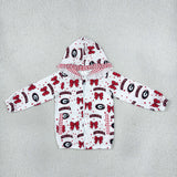 GT1831 baby girls GEORGIA  hooded zipper coat