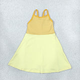 GSD3982 girls princess slip matches yellow dress yoga
