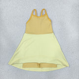 GSD3982 girls princess slip matches yellow dress yoga