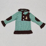 Matching  Baby girls boys outfits embroidery clothing