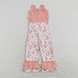 Matching Baby girls floral jumpsuit