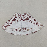 GLK0139 Girls cheer bow Skirt yoga
