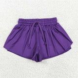 Matching Baby girls solid shorts