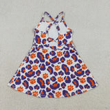 GSD3687 girls team feet slip dress yoga