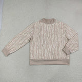 Family Matching Adult  baby camo long sleeve mock neck top yoga