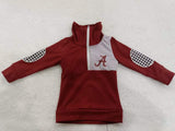 MOQ 3 custom style Alabama boys pullover