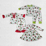 Christmas cartoon kids pajamas