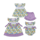 Embroidery daddy's girl floral series clothing