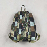 BA0199 Duck call camo patchwork kids boys backpack