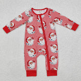 Family Matching Christmas Santa red  adult and kids pajamas