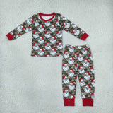 BLP1600 Baby boys Christmas camo long sleeves pant pajamas