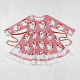 Family Matching Christmas Santa red  adult and kids pajamas