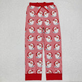 Family Matching Christmas Santa red  adult and kids pajamas