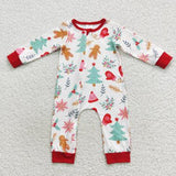 Family Matching Christmas tree  Gingerbread adult and kids pajamas