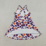 GSD3687 girls team feet slip dress yoga