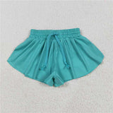 Matching Baby girls solid shorts