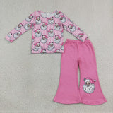 Matching Baby Girls Christmas long sleeve outfits