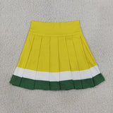 GLK0319 Girls yellow white green Skirt yoga