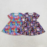 Matching Baby girls Kpop short sleeve dress