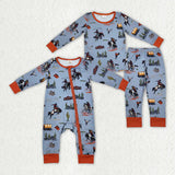 Matching Baby boys western Rodeo Bamboo clothing