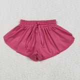 Matching Baby girls solid shorts