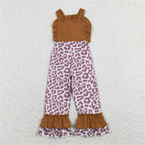 Matching Baby girls floral jumpsuit