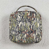 BA0393 baby camo bow Lunch Box