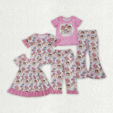 Matching Girls kpop pink clothing
