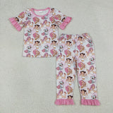 Matching Girls kpop pink clothing