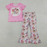 Matching Girls kpop pink clothing