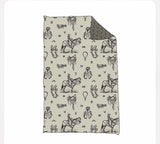 custom style moq 10 western cowboy blanket