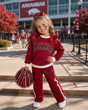 Each design 5 per Custom Baby girls team long sleeve bow pants outfits
