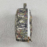 BA0393 baby camo bow Lunch Box