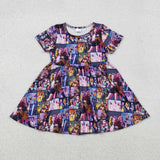 Matching Baby girls Kpop short sleeve dress
