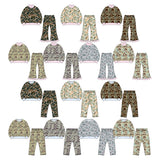 Preorder MOQ 5 pcs Each Style Camo Girls Set Kids Matching Clothes-2026.8.21