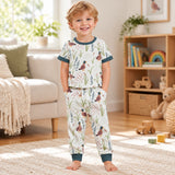 BSPO0519 baby Boys duck short sleeve  pajamas